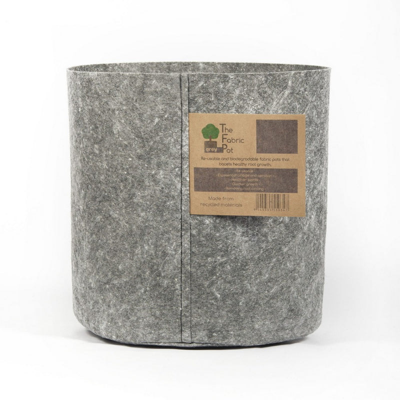 The Fabric Pot Grey Round