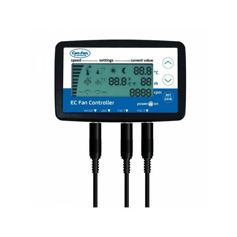 Can-Fan Q-Max EC LCD Fan Controller & Power Cable